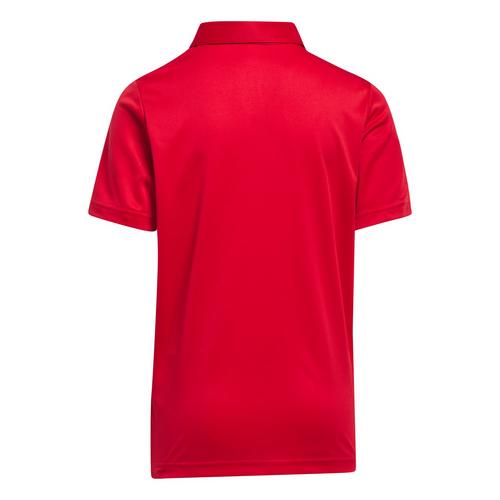 Rückansicht von adidas Performance Short Sleeve Kids Poloshirt Funktionsshirt Kinder Collegiate Red