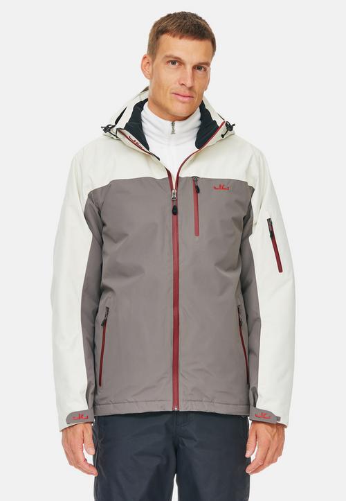 Rückansicht von Jeff Green Bergen Skijacke Herren Silver Birch/ Dark Gull Grey Var 1