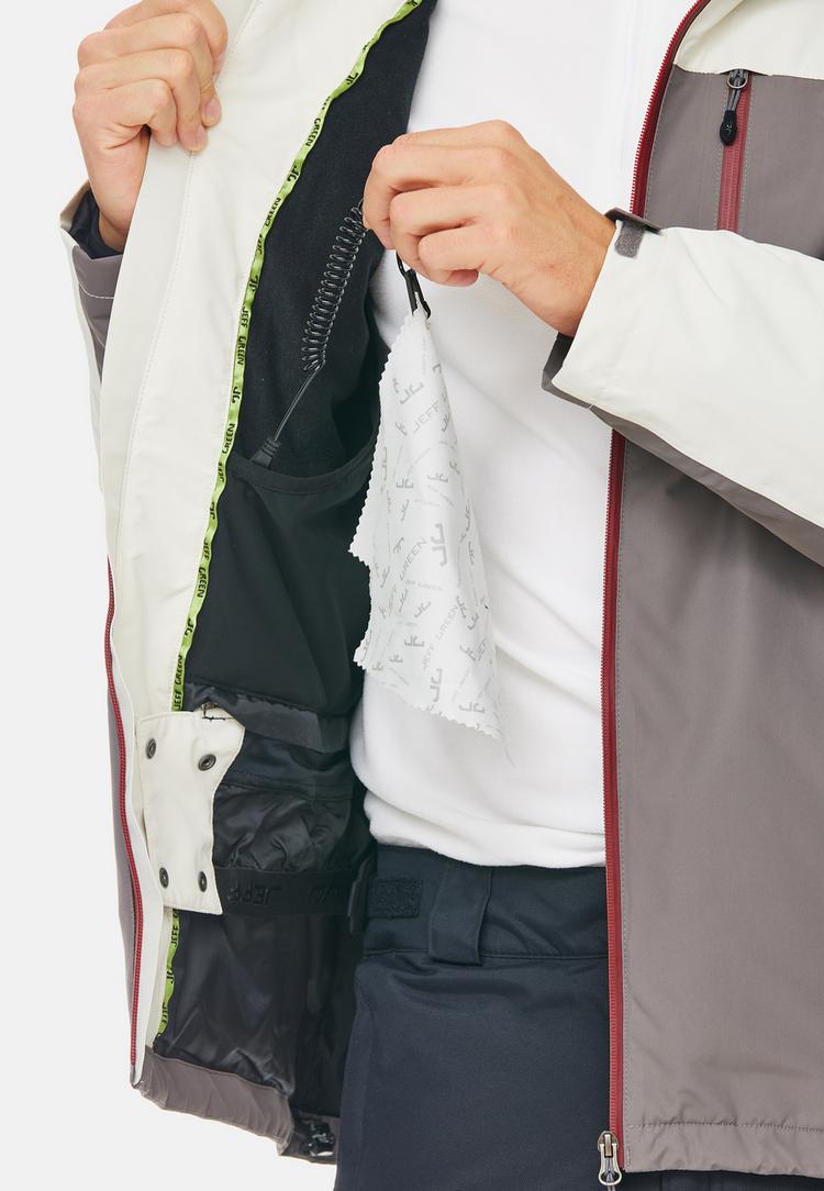 Jeff Green Jeff Green Bergen Skijacke Herren - Silver Birch/ Dark Gull Grey Var 1 - 9 | SportScheck