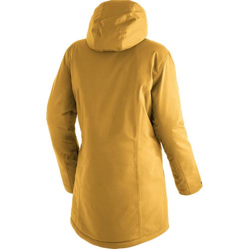 Rückansicht von Maier Sports KATRINE Softshelljacke Damen Gold7434