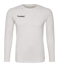 hummel First Performance Sweatshirt Funktionsshirt Herren Weiss