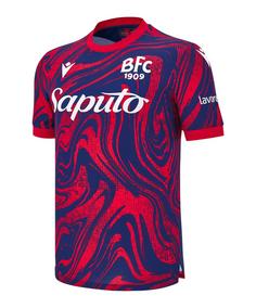 macron FC Bologna Trikot UCL 2024/2025 Fußballtrikot blau