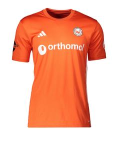 adidas Wontorriors FC Trikot Away 2024 Fußballtrikot Herren orangeschwarz