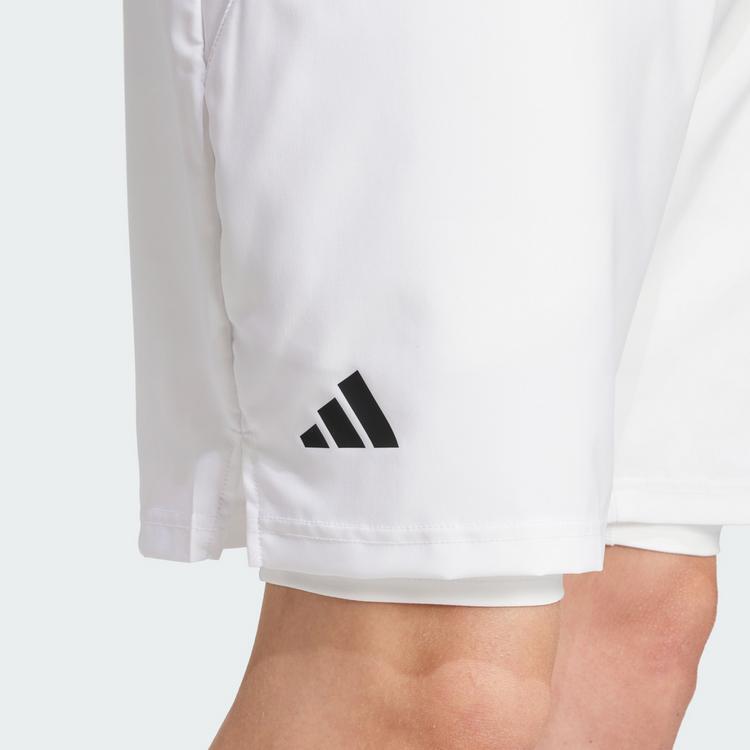 adidas adidas Club Tennis Climacool 2-in-1 Shorts Tennisshorts Herren - White - 0 | SportScheck