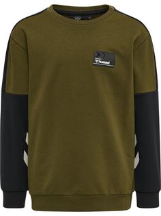 hummel hmlEDWARD SWEATSHIRT Sweatshirt Kinder DARK OLIVE