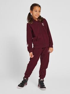 Rückansicht von hummel hmlNUETTE PANTS Hose Kinder WINDSOR WINE