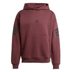 adidas Future Icons 3-Streifen Hoodie Hoodie Herren Aurora Ruby