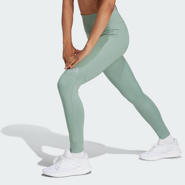 adidas adidas Ultimateadidas Reflective 7/8-Leggings Leggings Damen - Silver Green - 0 | SportScheck