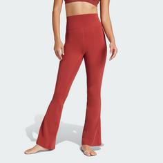 Rückansicht von adidas All Me Flare Leggings Leggings Damen Preloved Ruby