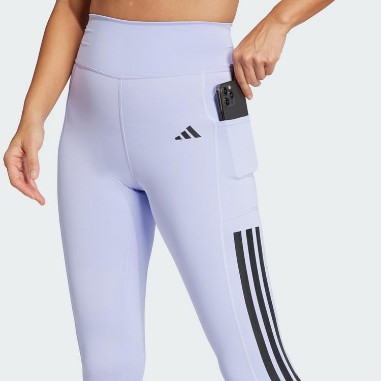 adidas adidas Optim&eacute; 3-Stripes Full-Length Leggings Leggings Damen - Violet Tone - 0 | SportScheck
