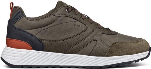 Rückansicht von Geox Sneaker Sneaker Herren Military