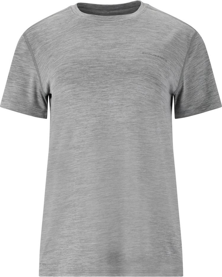 Endurance Endurance Alvaly Funktionsshirt Damen - 1005 Light Grey Melange - 0 | SportScheck