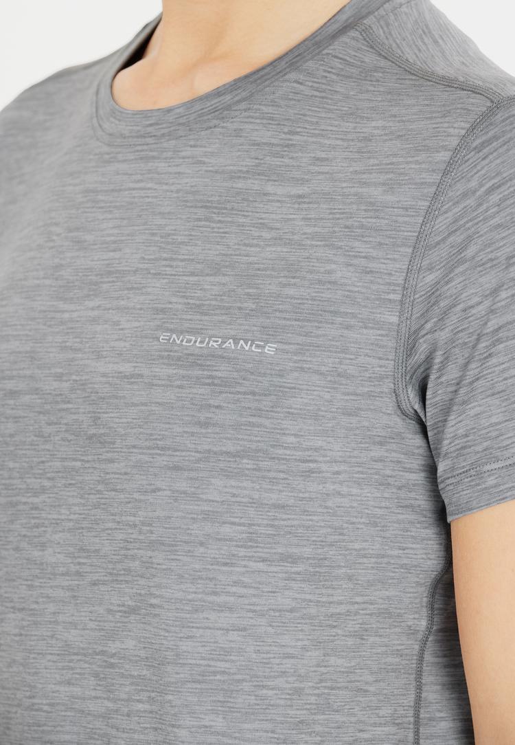 Endurance Endurance Alvaly Funktionsshirt Damen - 1005 Light Grey Melange - 2 | SportScheck