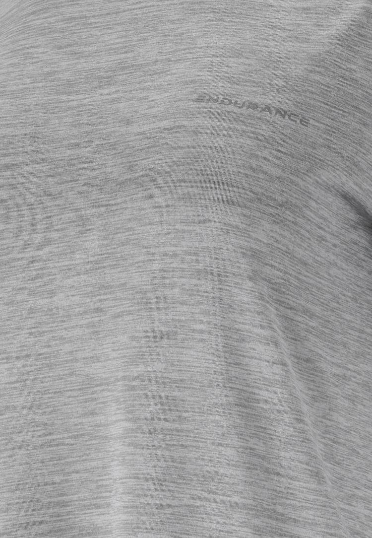 Endurance Endurance Alvaly Funktionsshirt Damen - 1005 Light Grey Melange - 0 | SportScheck