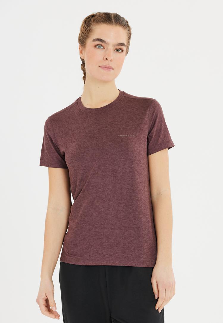 Endurance Endurance Alvaly Funktionsshirt Damen - 4241 Fudge - 1 | SportScheck