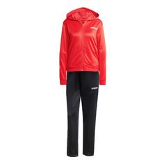 adidas Essentials Linear Trainingsanzug Sweatjacke Damen Pure Ruby