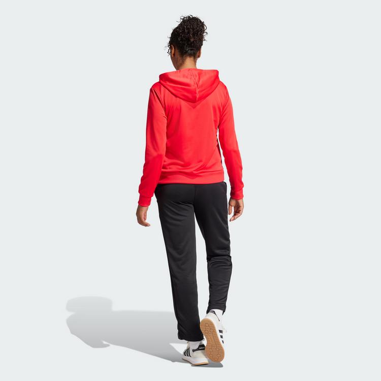adidas adidas Essentials Linear Trainingsanzug Sweatjacke Damen - Pure Ruby - 1 | SportScheck