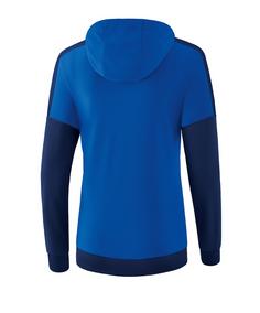 Rückansicht von Erima Squad Hoody Damen Funktionssweatshirt Damen blau