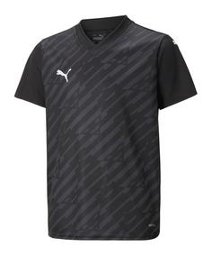 PUMA teamULTIMATE Trikot Kids Fußballtrikot Kinder schwarz