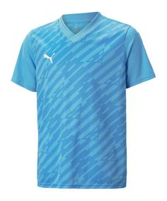 PUMA teamULTIMATE Trikot Kids Fußballtrikot Kinder blaublau