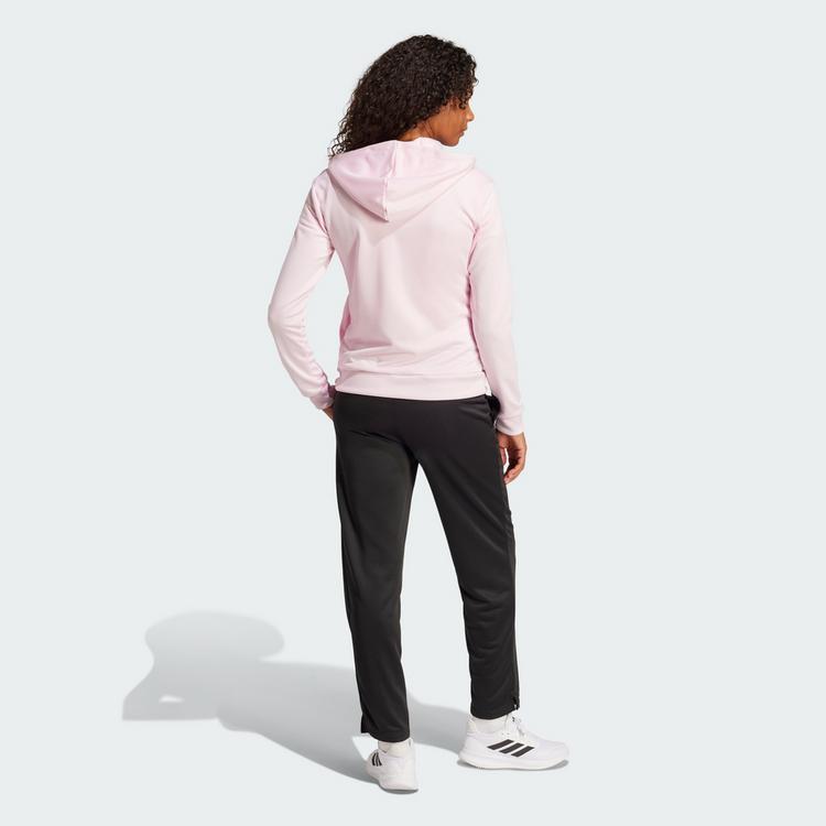 adidas adidas Essentials Linear Trainingsanzug Sweatjacke Damen - Clear Pink - 1 | SportScheck