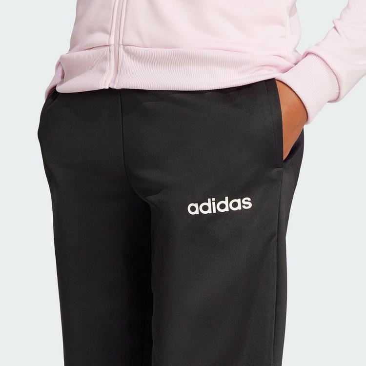 adidas adidas Essentials Linear Trainingsanzug Sweatjacke Damen - Clear Pink - 1 | SportScheck
