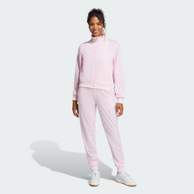 adidas adidas Essentials Feel Cozy Trainingsanzug Trainingsanzug Damen - Clear Pink - 0 | SportScheck