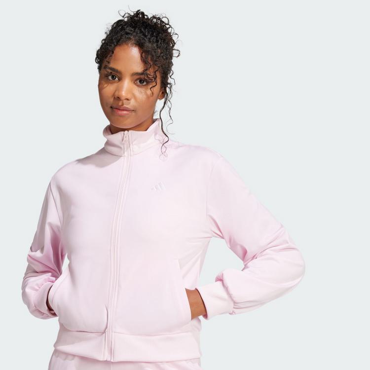 adidas adidas Essentials Feel Cozy Trainingsanzug Trainingsanzug Damen - Clear Pink - 0 | SportScheck
