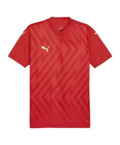 PUMA teamGLORY Trikot Fußballtrikot Herren rotweissrot