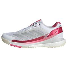 adidas Crazyquick BOOST Padel-Schuh Tennisschuhe Damen Cloud White / Silver Metallic / Lucid Pink