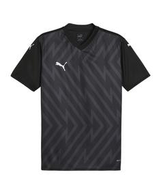 PUMA teamGLORY Trikot Fußballtrikot Herren schwarzweissbraun