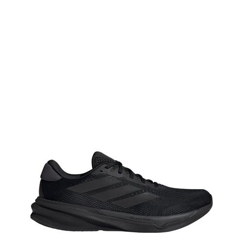 Rückansicht von adidas Supernova Stride 2 Laufschuh Laufschuhe Core Black / Iron Metallic / Carbon