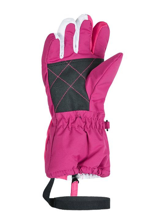 Rückansicht von Ziener LEO MINIS Skihandschuhe Kinder pop pink