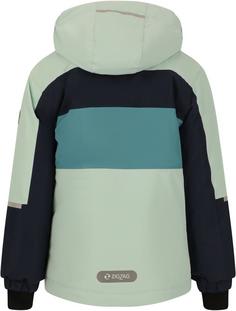 Rückansicht von ZigZag Scout Skijacke Kinder 3193 Harbor Gray