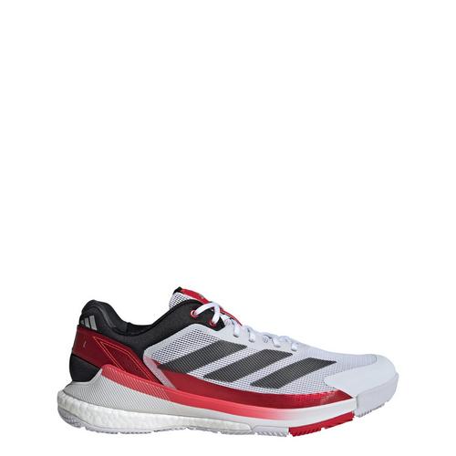 Rückansicht von adidas Crazyquick BOOST Padel-Schuh Tennisschuhe Herren Cloud White / Core Black / Lucid Red