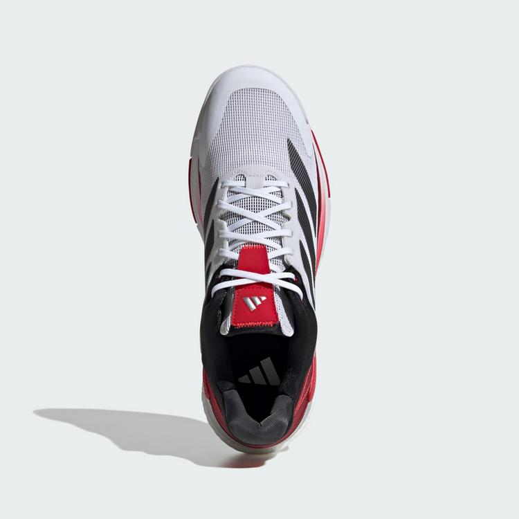 adidas adidas Crazyquick BOOST Padel-Schuh Tennisschuhe Herren - Cloud White / Core Black / Lucid Red - 1 | SportScheck