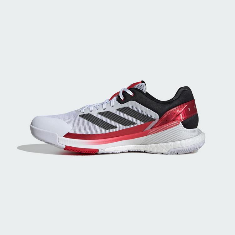 adidas adidas Crazyquick BOOST Padel-Schuh Tennisschuhe Herren - Cloud White / Core Black / Lucid Red - 5 | SportScheck