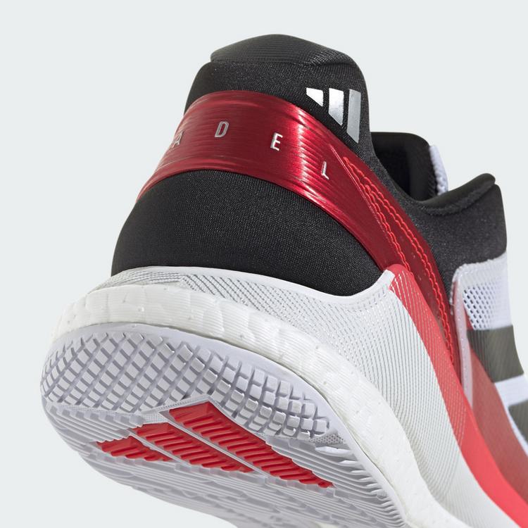 adidas adidas Crazyquick BOOST Padel-Schuh Tennisschuhe Herren - Cloud White / Core Black / Lucid Red - 7 | SportScheck