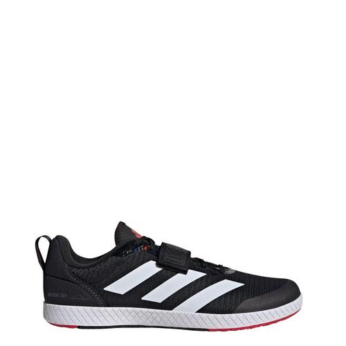 Rückansicht von adidas The Total Gewichtheberschuh Fitnessschuhe Core Black / Cloud White / Pure Ruby