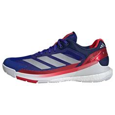 adidas Crazyquick BOOST Padel-Schuh Tennisschuhe Lucid Blue / Silver Metallic / Cloud White