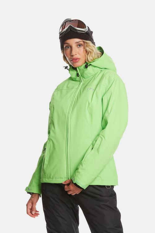 Rückansicht von Jeff Green Kerava Skijacke Damen Lime 1