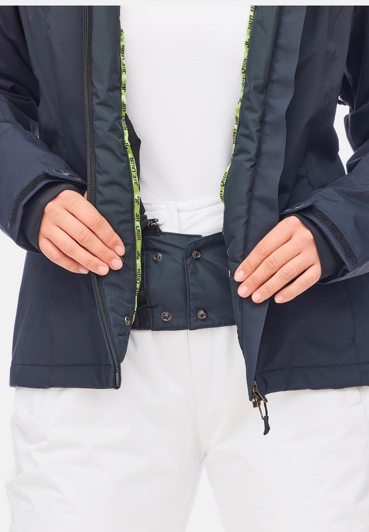 Jeff Green Jeff Green Kerava Skijacke Damen - Deep Black - 12 | SportScheck