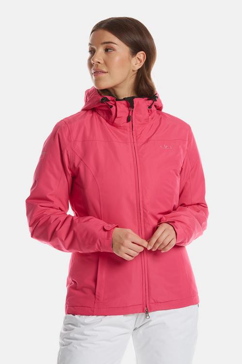 Rückansicht von Jeff Green Kerava Skijacke Damen Magenta Pink