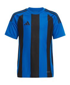 adidas Striped 24 Trikot Kids Fußballtrikot Kinder blauschwarz