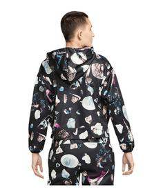 Rückansicht von Nike Dri-Fit Standard Issue Hoody Damen Sweatshirt Damen schwarzweiss