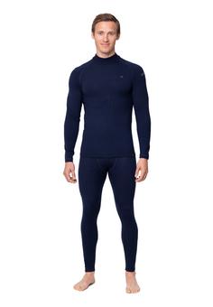 Rückansicht von DANISH ENDURANCE Extreme Baselayer Wäscheset Herren dark navy