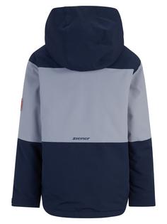 Rückansicht von Ziener ALIM Skijacke Kinder dark navy