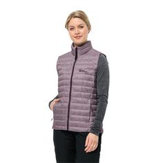 Rückansicht von Jack Wolfskin PILVI DOWN VEST W Outdoorweste Damen wild blossom