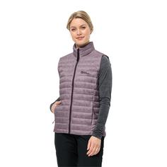 Rückansicht von Jack Wolfskin PILVI DOWN VEST W Outdoorweste Damen wild blossom