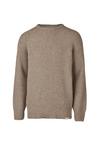 Cleptomanicx Crewneck Ribber Strickpullover Herren - Creme